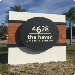 Apartment Sign - The Haven